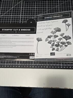 Gingko Branch Stamp & Die Set